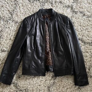Wilsons Leather Black Jacket